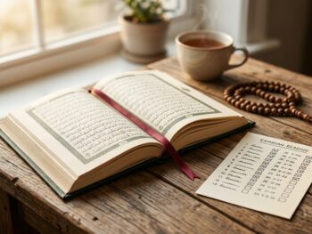 Open Quran with daily reading tracker for the Ramadan 30 day Quran challenge