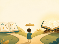 comparison chart of Noorani Qaida vs Quran Reading Course for children